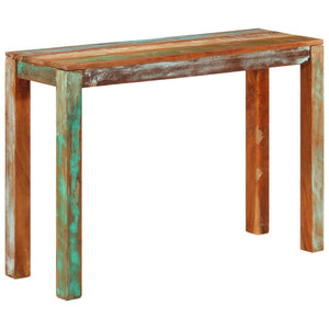 vidaXL Console Table 43.3"x13.8"x29.9" Solid Reclaimed Wood-6