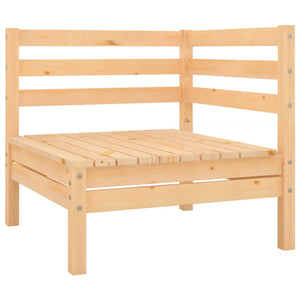 vidaXL Patio Furniture Set 8 Piece Garden Sectional Sofa Set Solid Wood Pine-14