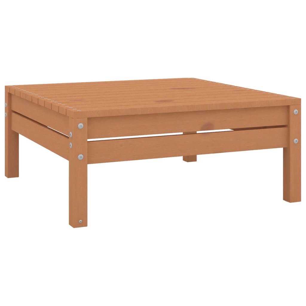 vidaXL Patio Furniture Set 8 Piece Garden Sectional Sofa Set Solid Wood Pine-0