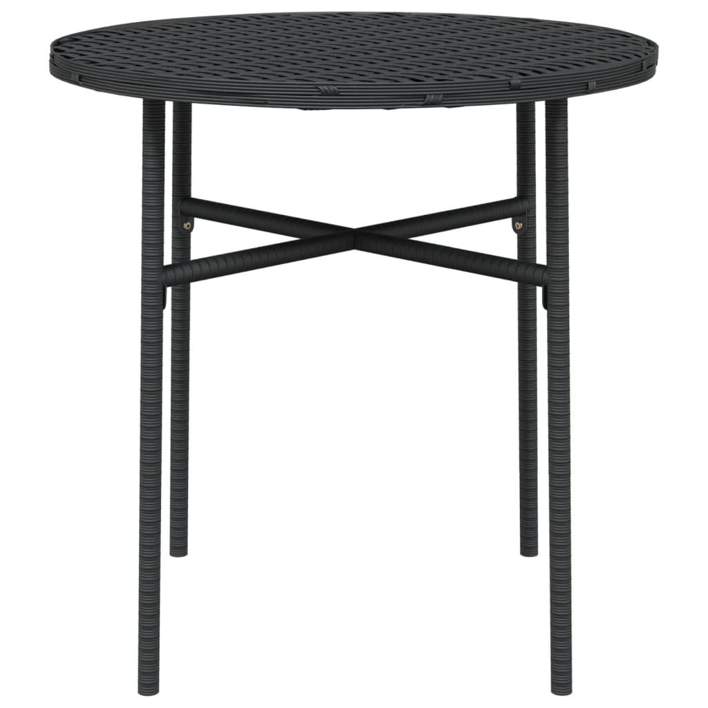 vidaXL Patio Table Outdoor Side Table for Garden Porch Balcony Poly Rattan-14