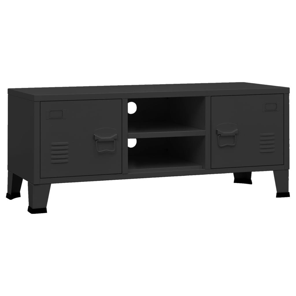 vidaXL TV Stand TV Console Sideboard TV Unit Home Media Unit Cupboard Metal-0