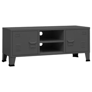 vidaXL TV Stand TV Console Sideboard TV Unit Home Media Unit Cupboard Metal-4