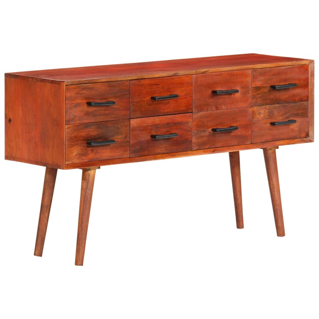 vidaXL Sideboard 43.3"x11.8"x23.2" Solid Wood Mango-8