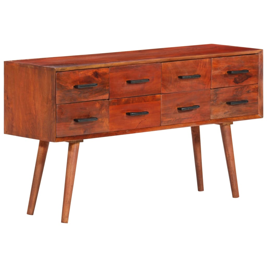 vidaXL Sideboard 43.3"x11.8"x23.2" Solid Wood Mango-9