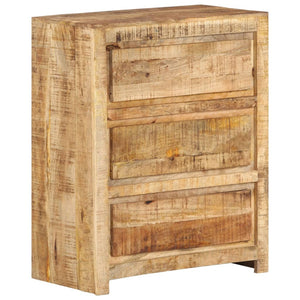 vidaXL Drawer Cabinet 23.6"x13"x29.5" Solid Wood Mango-7