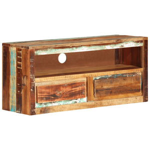 vidaXL TV Stand 34.6"x11.8"x15.7" Solid Wood Reclaimed-6