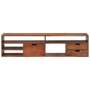 vidaXL TV Stand TV Unit Sideboard TV Console Media Unit Solid Acacia Wood-2