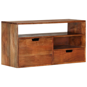 vidaXL TV Stand TV Unit Sideboard TV Console Media Unit Solid Acacia Wood-3