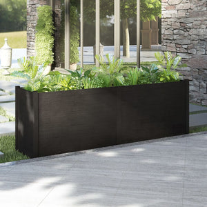 vidaXL Planter Outdoor Raised Garden Bed Patio Flower Box Solid Wood Pine-9