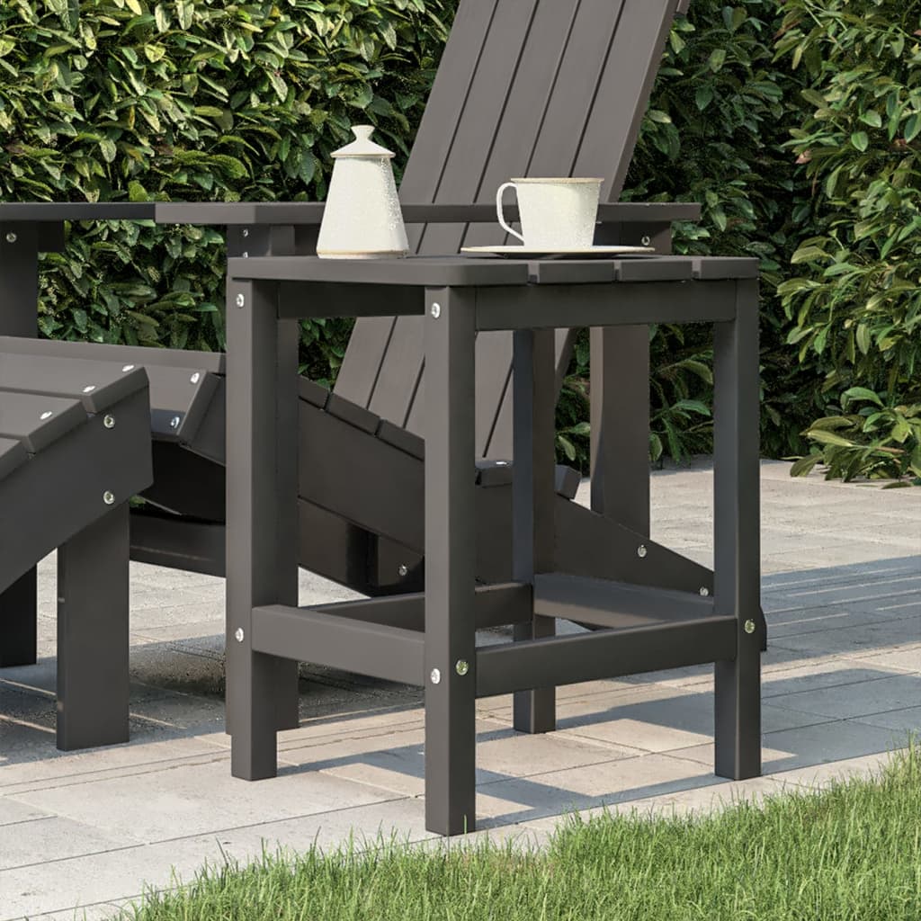 vidaXL Adirondack Table Outdoor Side Table Patio Porch Garden Furniture HDPE-3