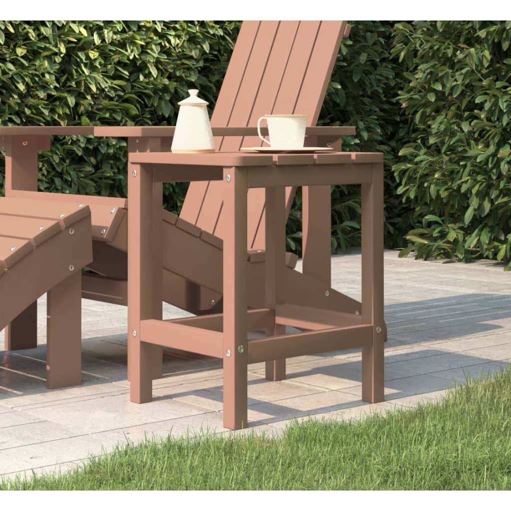 vidaXL Adirondack Table Outdoor Side Table Patio Porch Garden Furniture HDPE-21