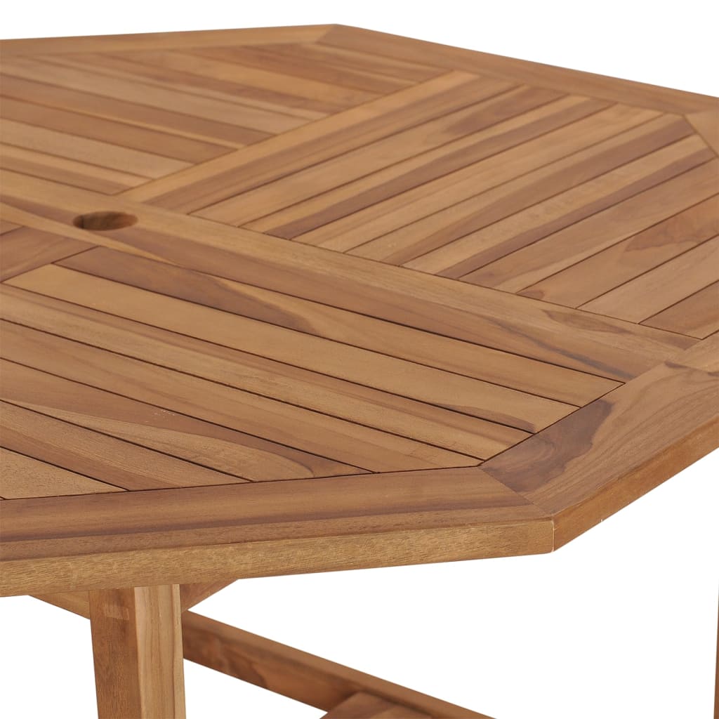 vidaXL Patio Dining Table 43.3"x43.3"x29.5" Solid Wood Teak-5