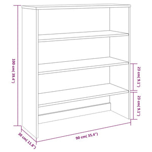 vidaXL Cabinet Top for Highboard Sideboard for Hallway HAMAR Solid Wood Pine-10