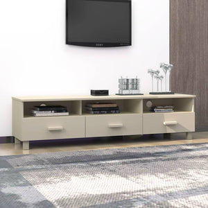 vidaXL TV Stand TV Console Sideboard TV Unit Cupboard HAMAR Solid Wood Pine-10