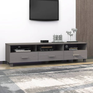 vidaXL TV Stand TV Console Sideboard TV Unit Cupboard HAMAR Solid Wood Pine-13