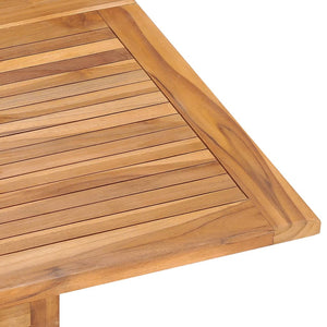 vidaXL 5 Piece Folding Patio Dining Set Solid Wood Teak-4