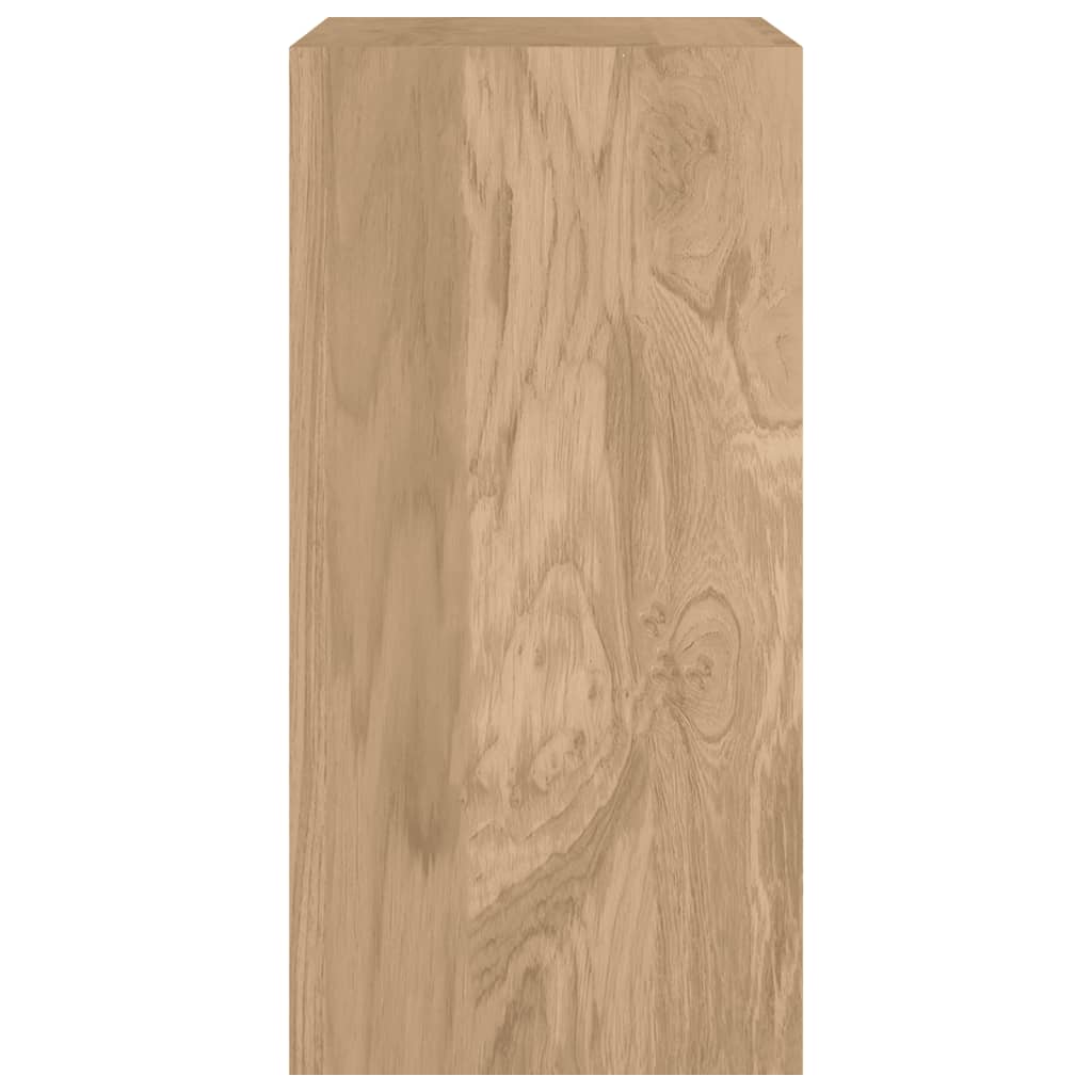 vidaXL Side Table 17.7"x11.8"x23.6" Solid Wood Teak-2
