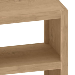 vidaXL Side Table 17.7"x11.8"x23.6" Solid Wood Teak-3