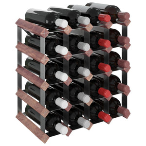 vidaXL Countertop Wine Rack Bottle Holder Wine Storage Organizer Solid Wood-51