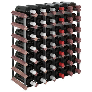 vidaXL Countertop Wine Rack Bottle Holder Wine Storage Organizer Solid Wood-41