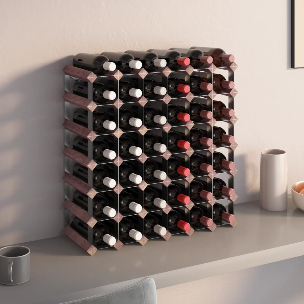 vidaXL Countertop Wine Rack Bottle Holder Wine Storage Organizer Solid Wood-35