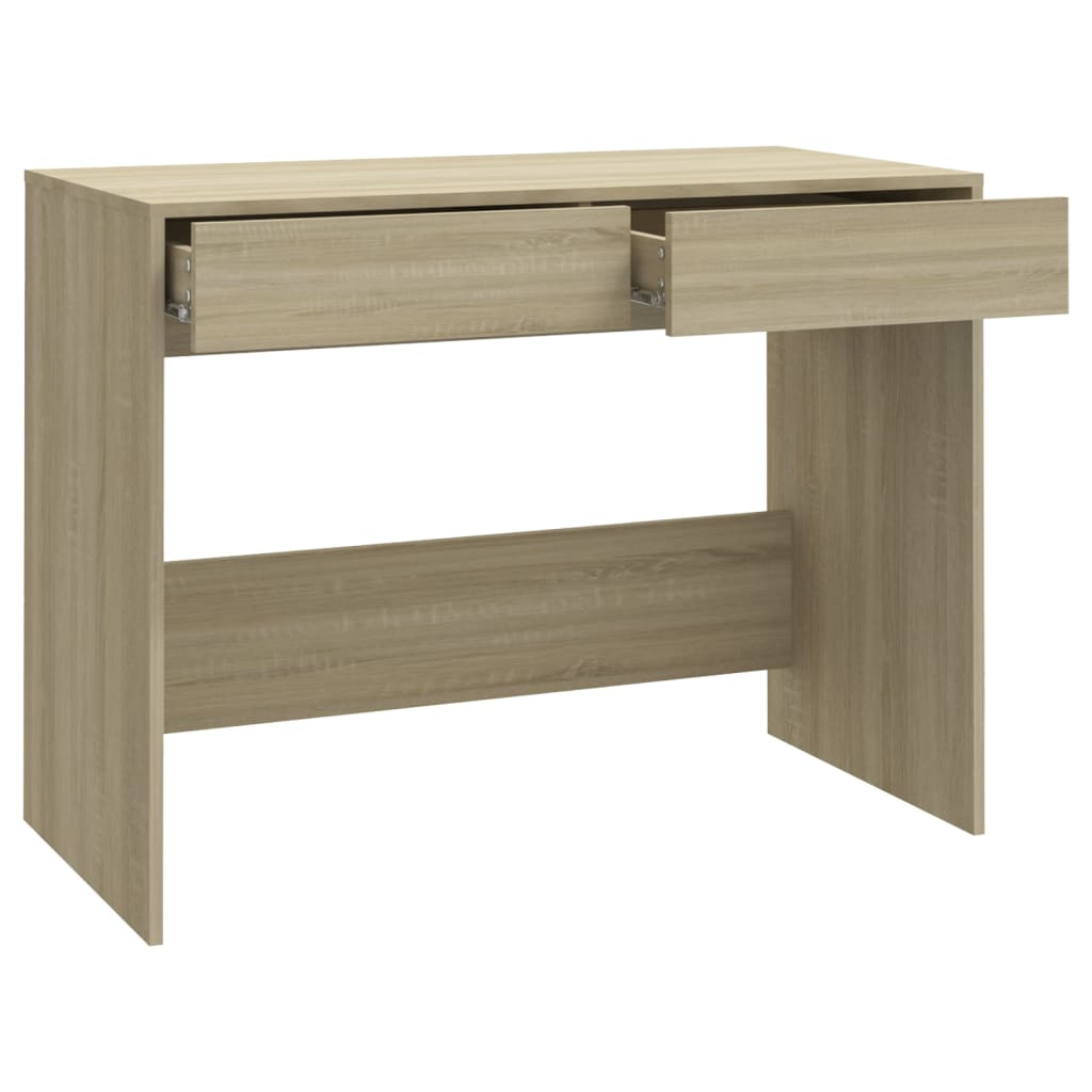 vidaXL Desk with Drawers Computer Desk Home Office Study Table Engineered Wood-16