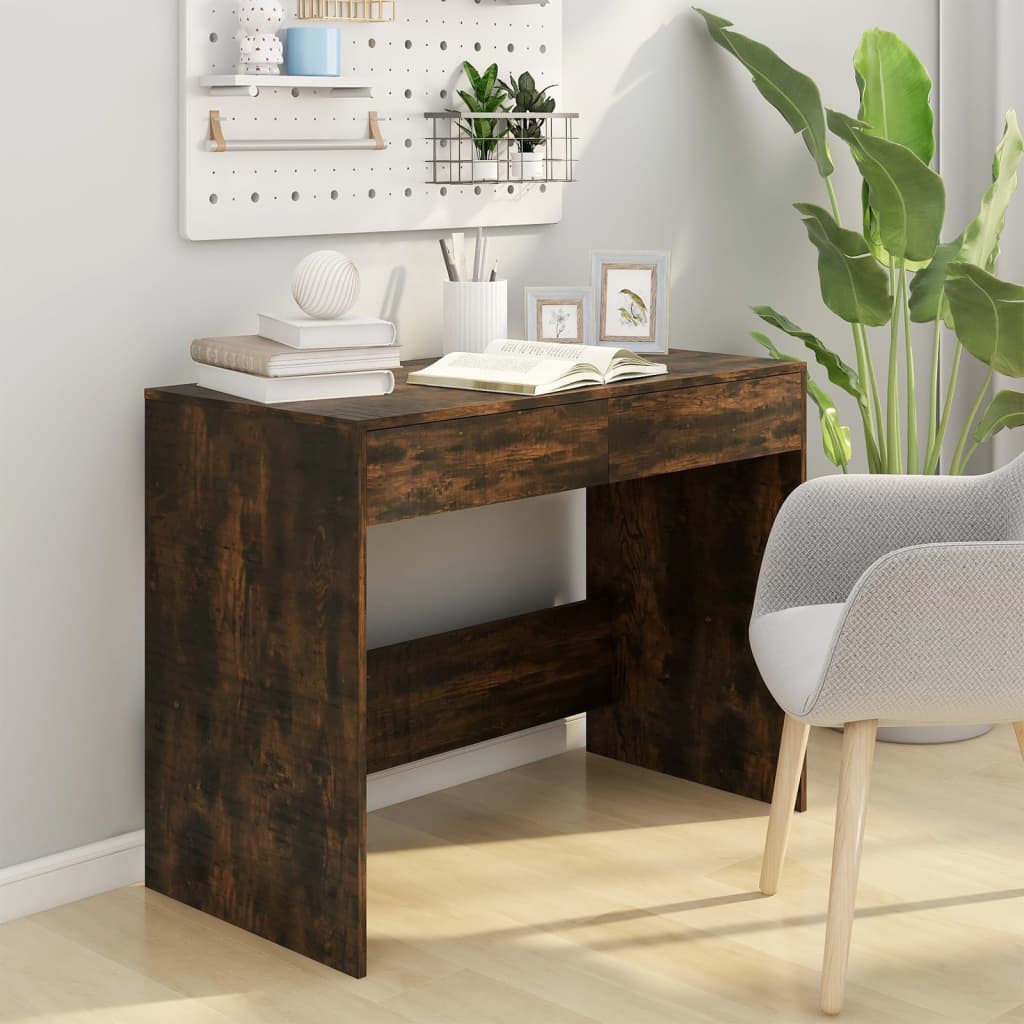 vidaXL Desk with Drawers Computer Desk Home Office Study Table Engineered Wood-57