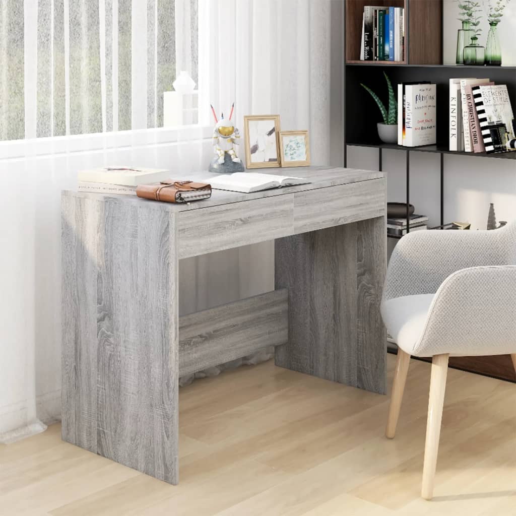 vidaXL Desk with Drawers Computer Desk Home Office Study Table Engineered Wood-63