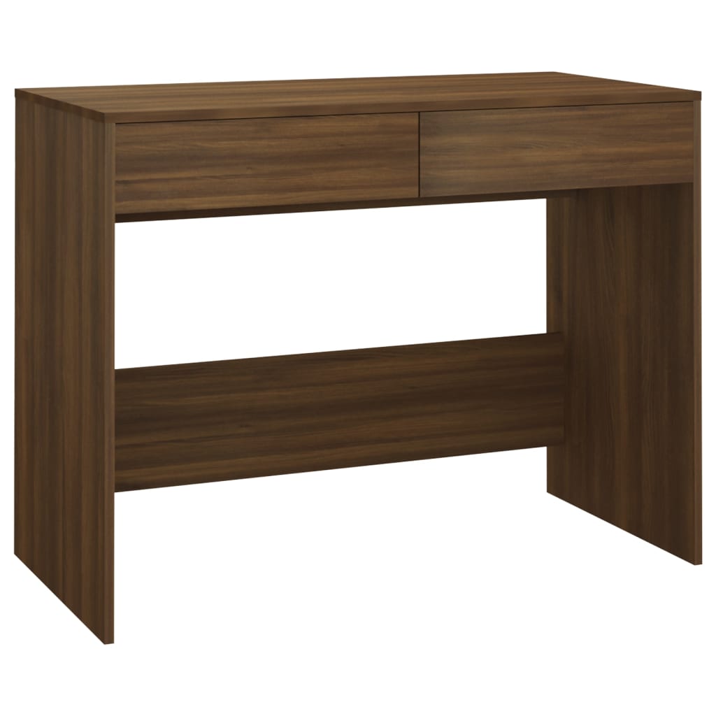 vidaXL Desk with Drawers Computer Desk Home Office Study Table Engineered Wood-3