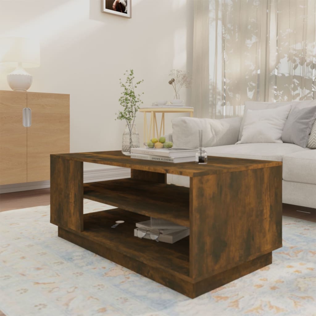 vidaXL Coffee Table End Table Sofa Table Living Room Furniture Engineered Wood-23