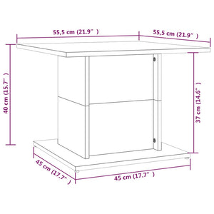 vidaXL Coffee Table Accent End Side Sofa Table for Living Room Engineered Wood-7