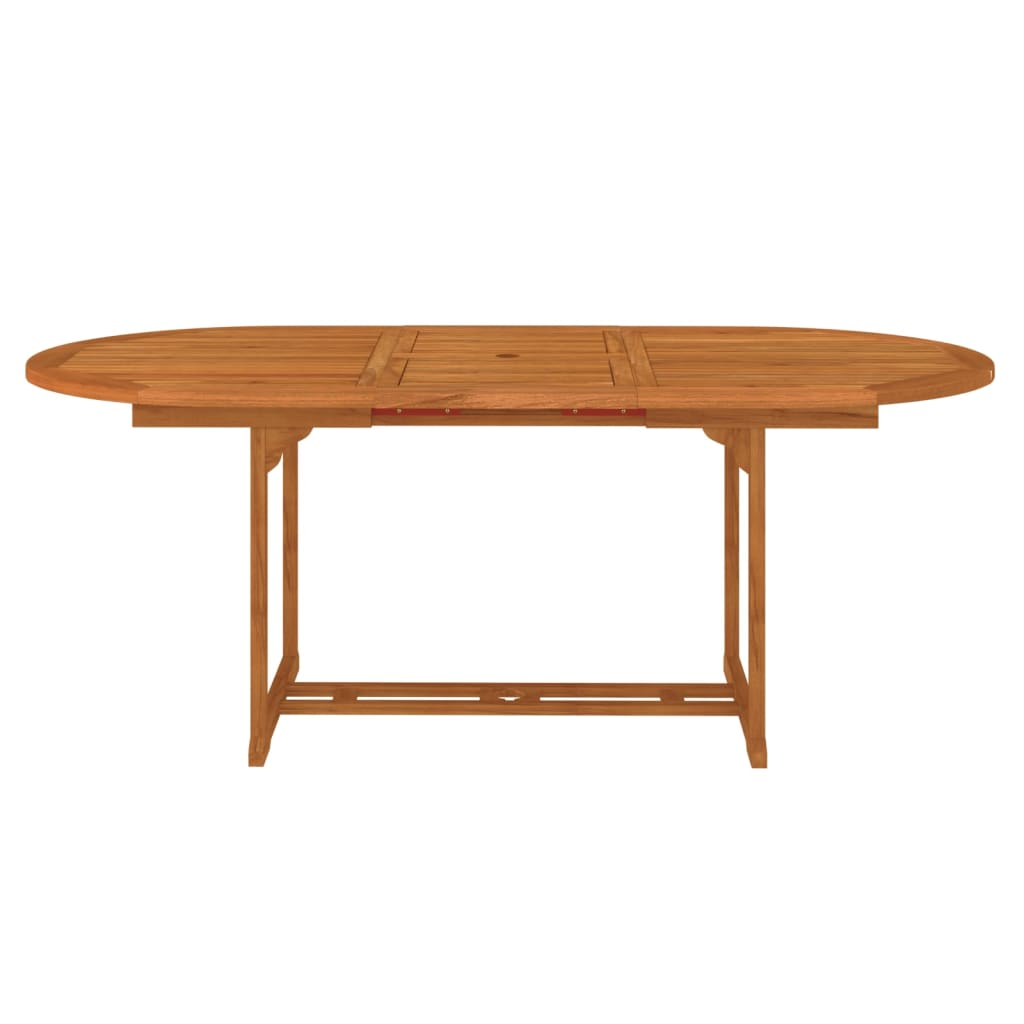 vidaXL Patio Table 78.7"x39.4"x29.5" Solid Wood Eucalyptus-1