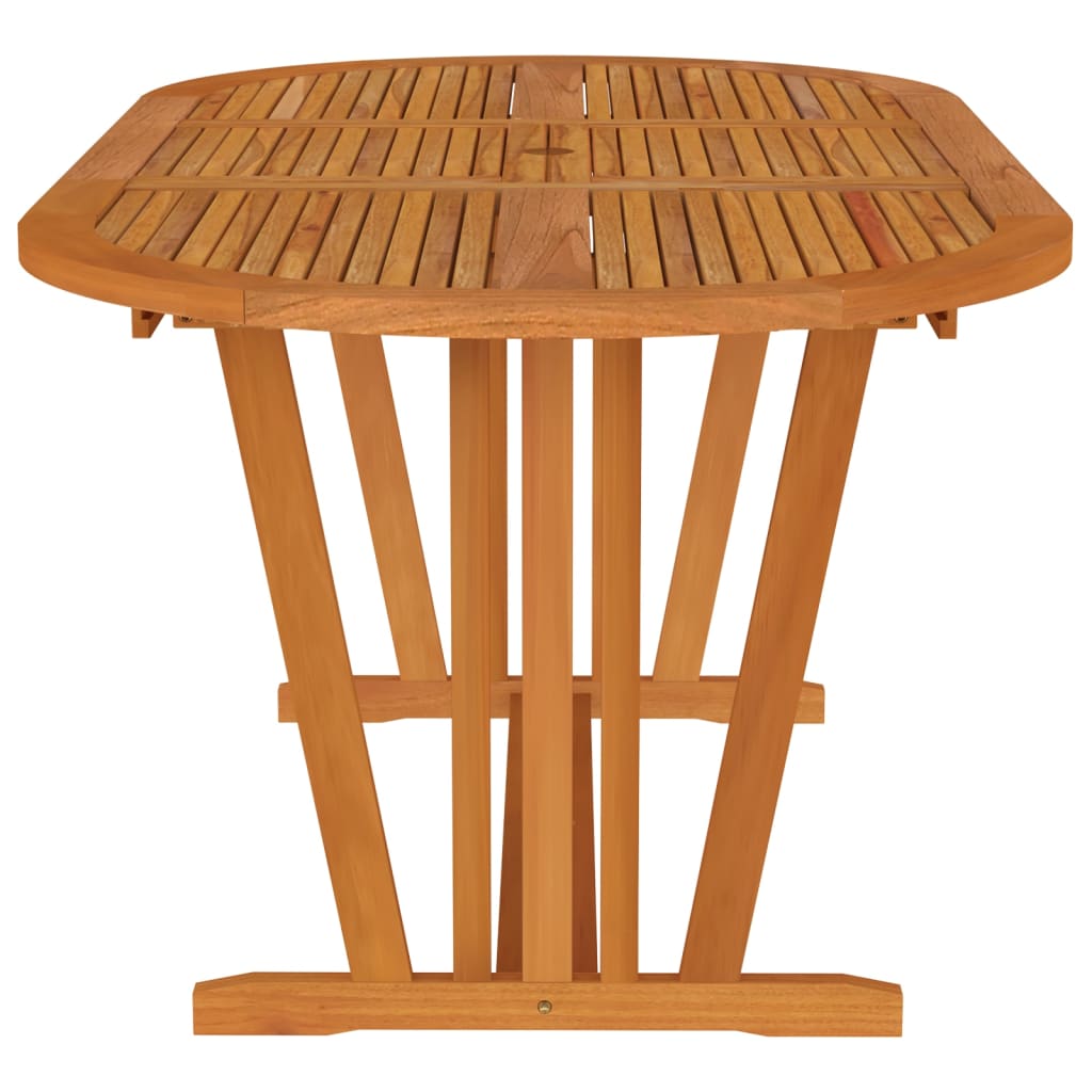 vidaXL Patio Table 78.7"x39.4"x29.5" Solid Wood Eucalyptus-2