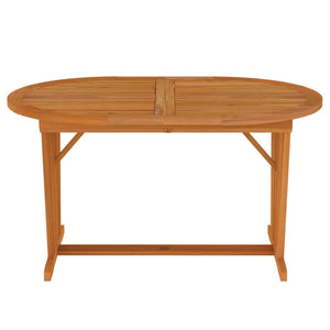 vidaXL Patio Table 78.7"x39.4"x29.5" Solid Wood Eucalyptus-5