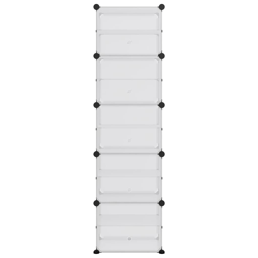 vidaXL Shoe Rack Shoe Storage Organizer with Doors for Entryway Hallway PP-10