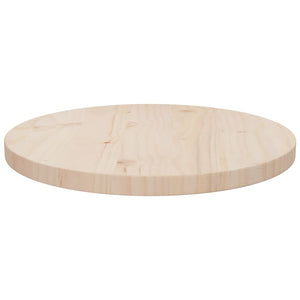 vidaXL Table Top Replacement Round for Garden Coffee Table Solid Wood Pine-31