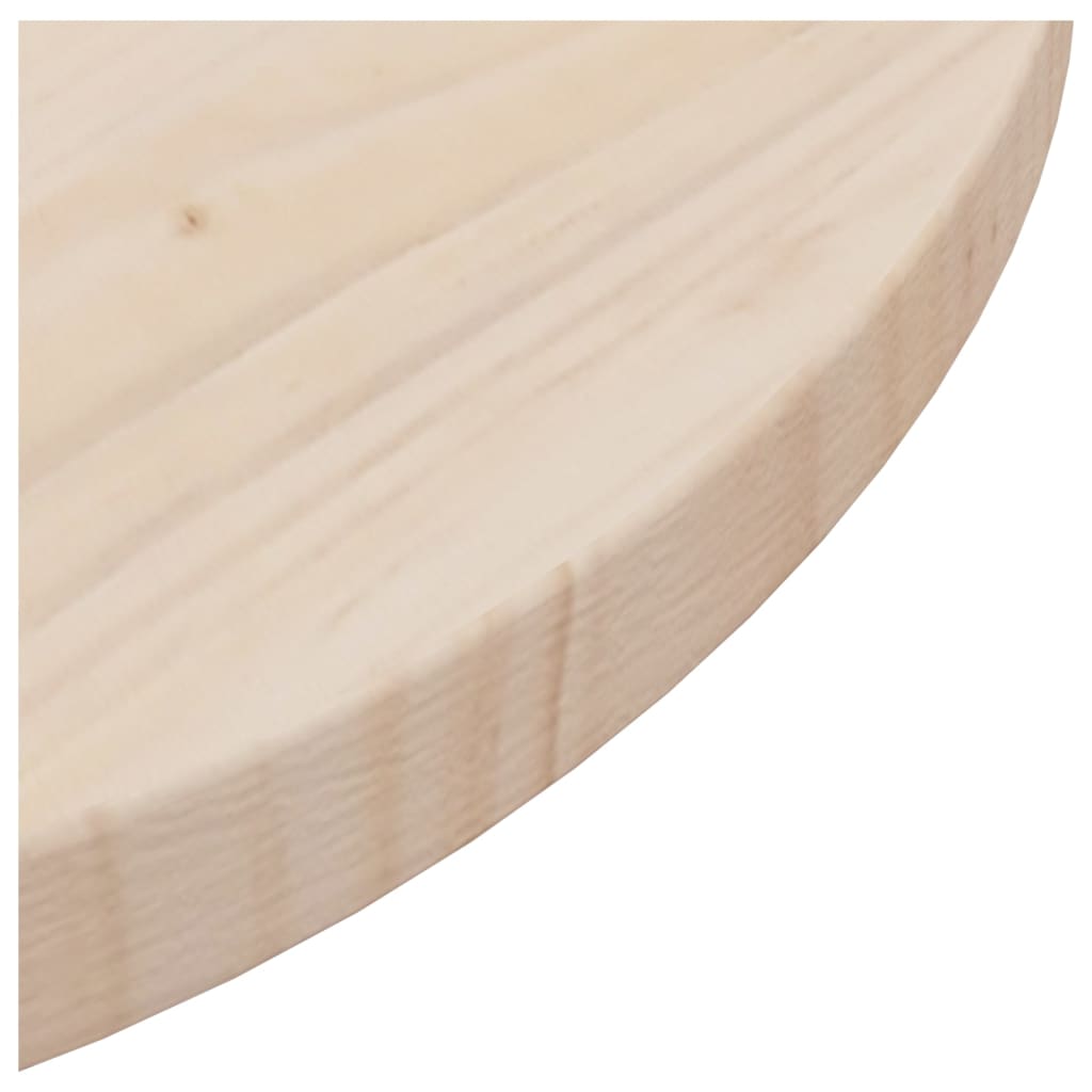 vidaXL Table Top Replacement Round for Garden Coffee Table Solid Wood Pine-43