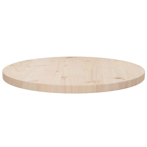 vidaXL Table Top Replacement Round for Garden Coffee Table Solid Wood Pine-9