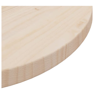 vidaXL Table Top Replacement Round for Garden Coffee Table Solid Wood Pine-21