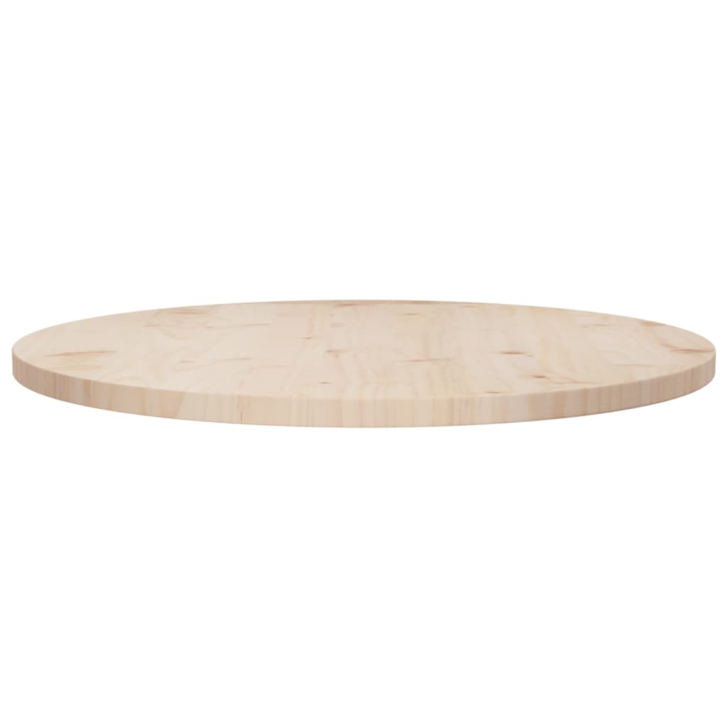 vidaXL Table Top Replacement Round for Garden Coffee Table Solid Wood Pine-51