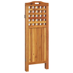 vidaXL 3 Panel Room Divider Privacy Room Divider Screen Solid Wood Acacia-34