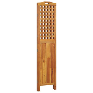 vidaXL 3 Panel Room Divider Privacy Room Divider Screen Solid Wood Acacia-40