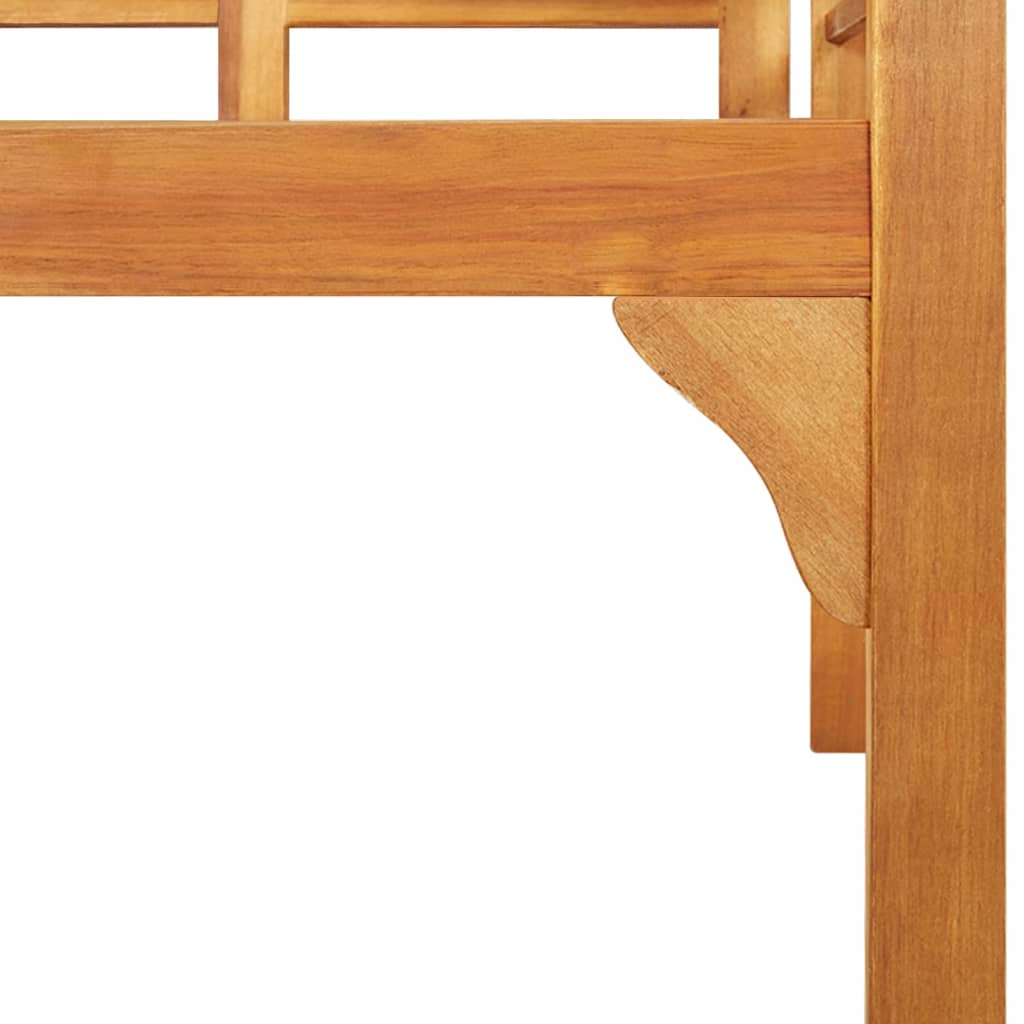 vidaXL Patio Bench 49.2" Solid Wood Acacia-3