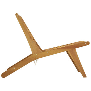 vidaXL Patio Chair Solid Wood Teak-2