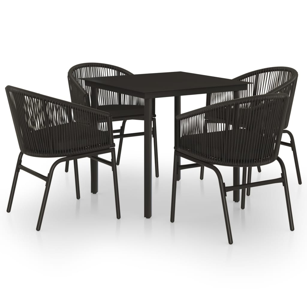 vidaXL Patio Dining Set Outdoor Dining Set Table and Chair Set for Garden-36