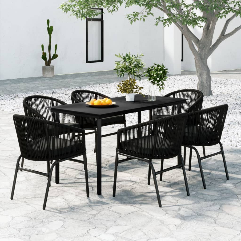 vidaXL Patio Dining Set Outdoor Dining Set Table and Chair Set for Garden-61