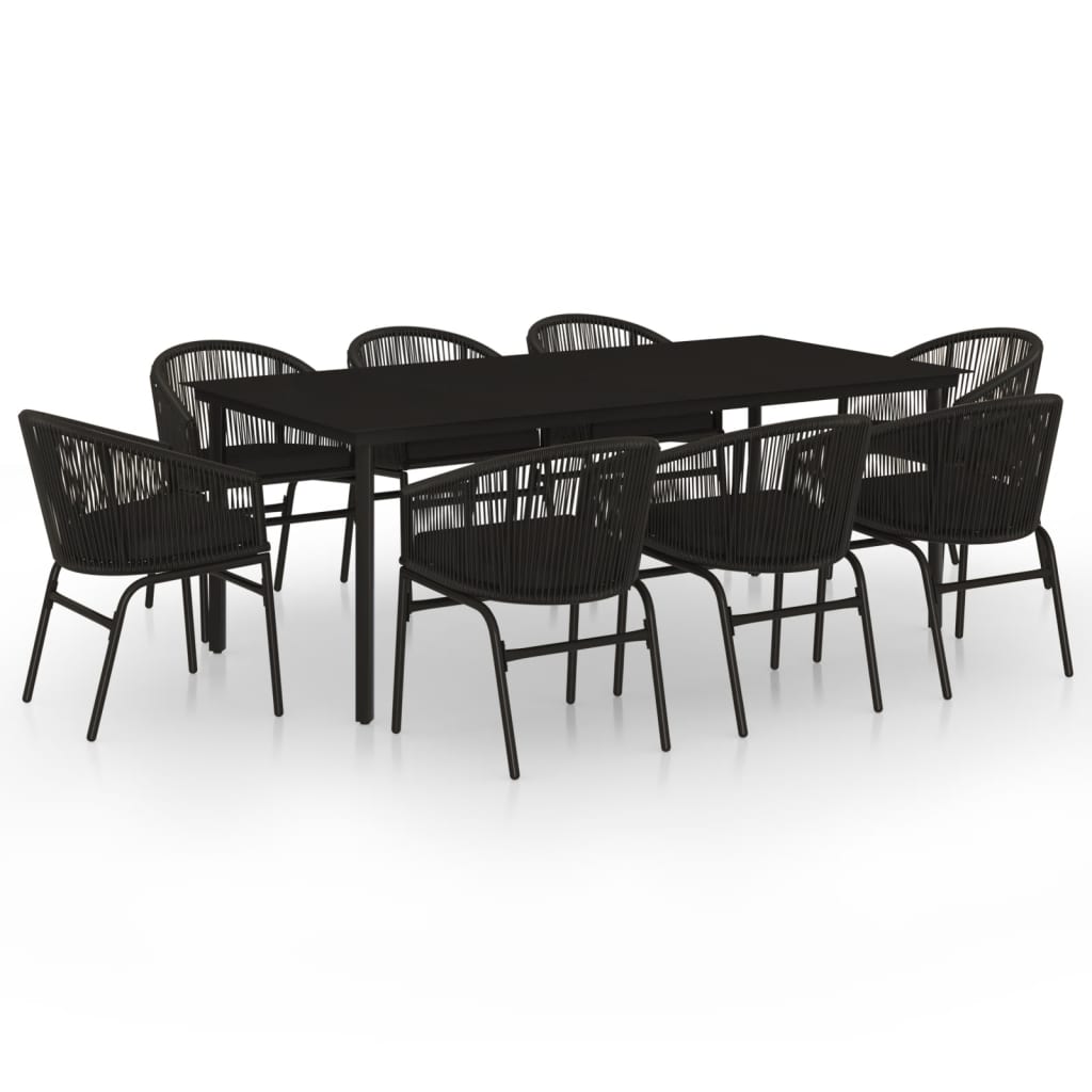vidaXL Patio Dining Set Outdoor Dining Set Table and Chair Set for Garden-18
