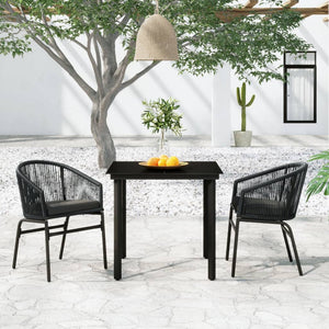 vidaXL Patio Dining Set Outdoor Dining Set Table and Chair Set for Garden-29