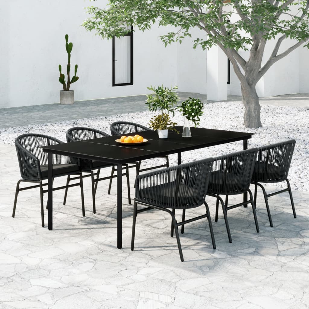 vidaXL Patio Dining Set Outdoor Dining Set Table and Chair Set for Garden-63