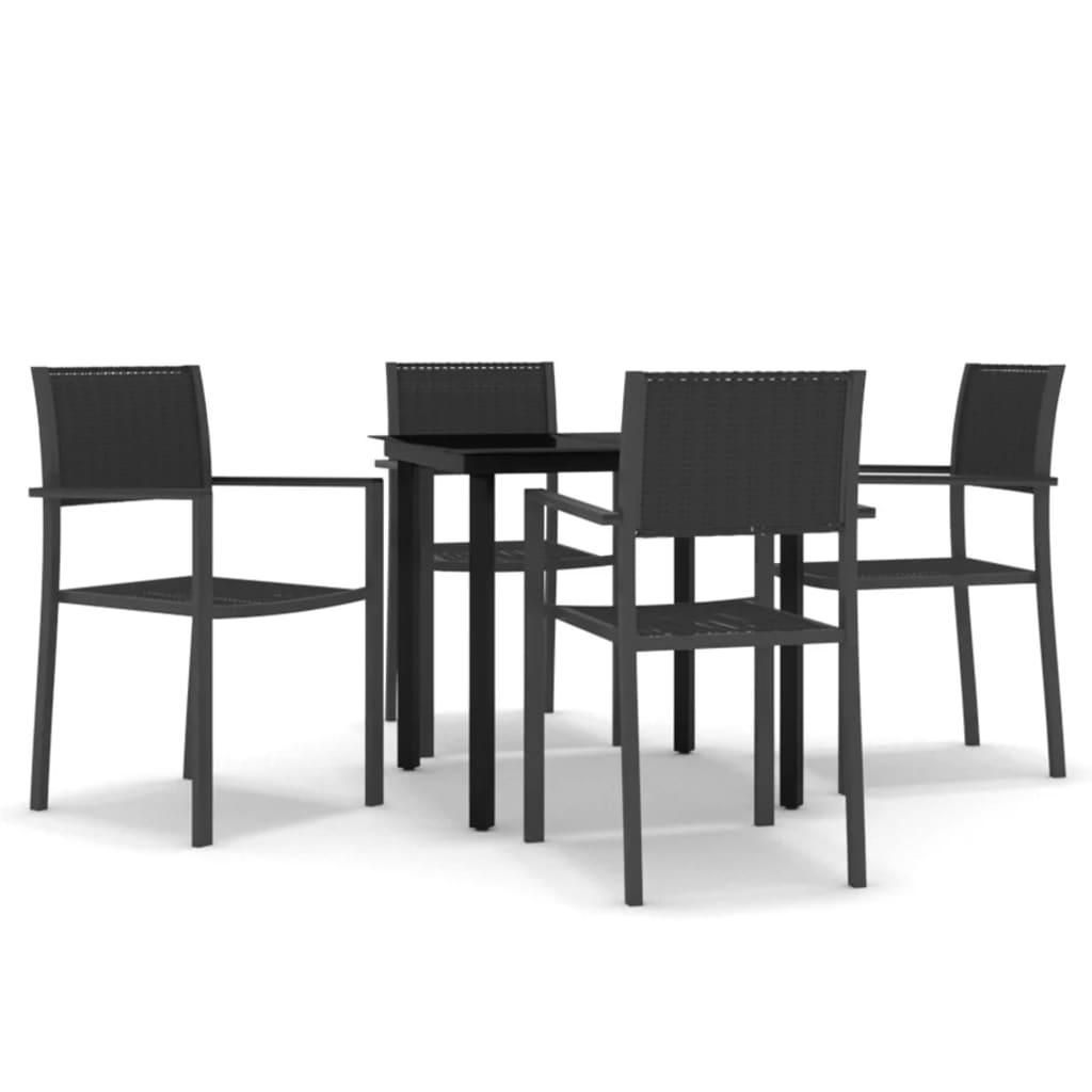 vidaXL Patio Dining Set Outdoor Dining Set Table and Chair Set for Garden-1